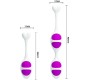 Prettylove Pretty Love Oval Shaped Kegel Balls Purple