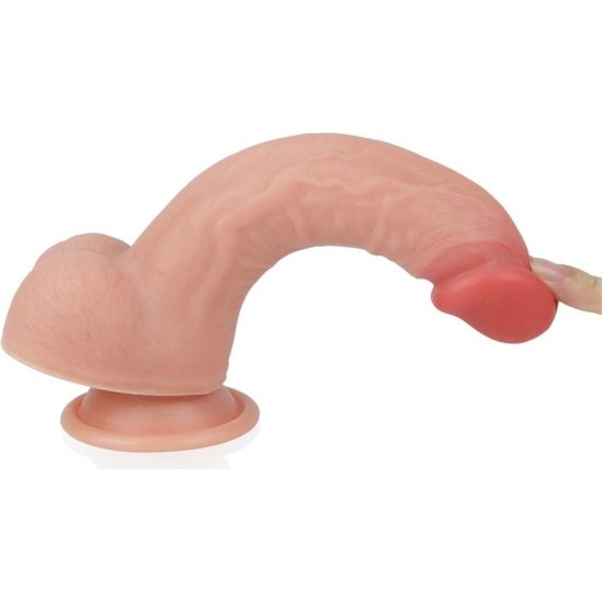 Lovetoy Dildo Nature 8 Liquid Silicone Flesh