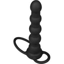 Lovetoy Butt Plug Double Prober with Vibration Black