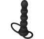 Lovetoy Butt Plug Double Prober with Vibration Black
