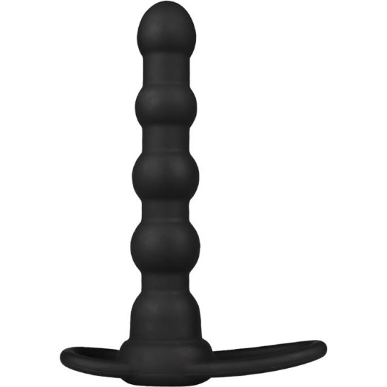 Lovetoy Butt Plug Double Prober with Vibration Black