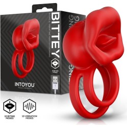 Intoyou Bittey Cock Ring with Vibration and Biting