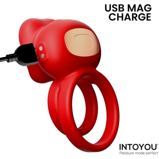 Intoyou Bittey Cock Ring with Vibration and Biting