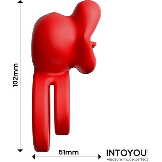 Intoyou Bittey Cock Ring with Vibration and Biting