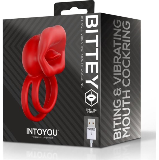 Intoyou Bittey Cock Ring with Vibration and Biting