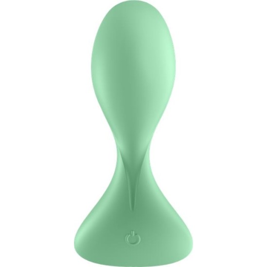 Satisfyer Trendsetter Butt Plug with Vibration and APP Light Green
