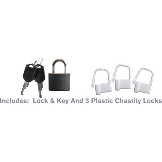 Fantasy C-Ringz Hardcore Silicone Cock Blocker Black