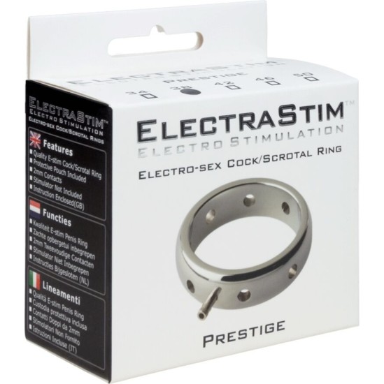 Electrastim PRESTIGE ELECTROMAGNETIC METAL PENIS RING 34 MM