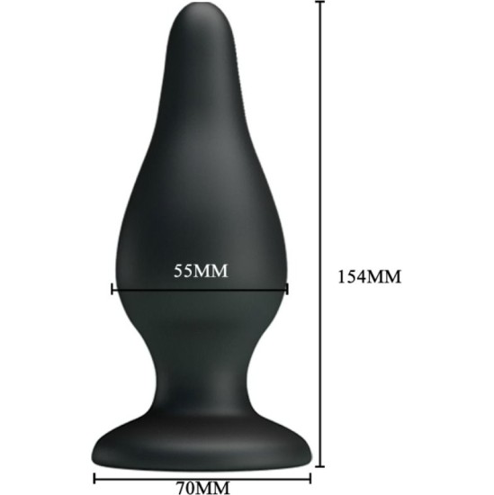 Pretty Love Bottom PRETTY LOVE - ERGONOMIC SILICONE PLUG 15.4 CM