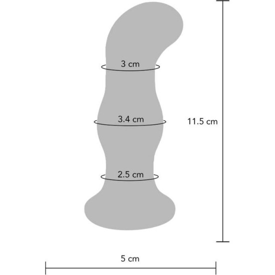 Toyjoy THE GLEAMING VIBRATING GLAS BUTTPLUG