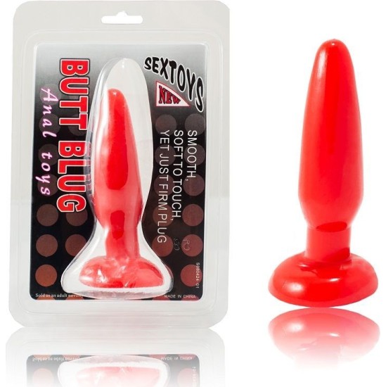 Baile Anal BAILE - SMALL RED ANAL PLUG 15 CM