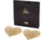 Bijoux Flash Collection BIJOUX - INDISCRETS FLASH GOLDEN HEART NIPPLE COVERS