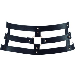 Bijoux Maze BIJOUX - INDISCRETS MAZE BELT WITH STRAP BLACK