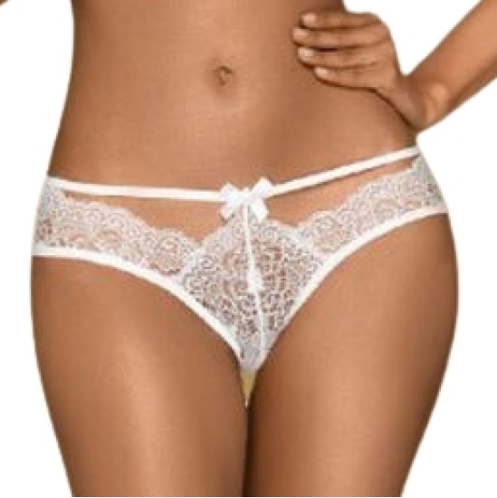 Penthouse Thong PENTHOUSE - ADORE ME PANTIES WHITE S/M