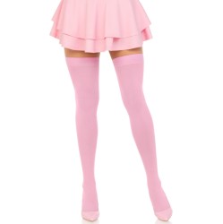 Leg Avenue Hosiery LEG AVENUE - NYLON THIGH HIGHS PINK