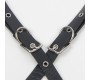 Subblime Fetish SUBBLIME - HARNESS WITH STRAPS AND CHAINDETAILS ONE SIZE