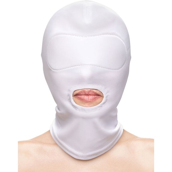 Ns Novelties FETISH & FASHION MOUTH HOOD NYLON WHITE