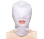 Ns Novelties FETISH & FASHION MOUTH HOOD NYLON WHITE