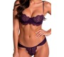 Passion Woman Sets PASSION - TIVOLEA BRA + THONG SET VIOLET L/XL