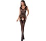 Passion Woman PASSION - WOMAN BS062 BODYSTOCKING BLACK ONE SIZE