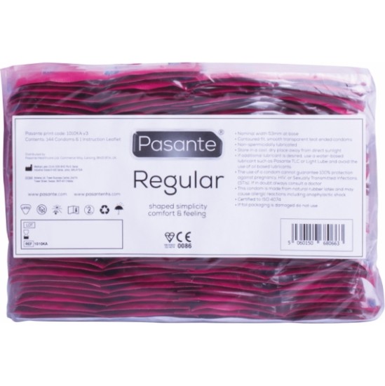 Pasante CONDOM REGULAR RANGE 144 UNITS