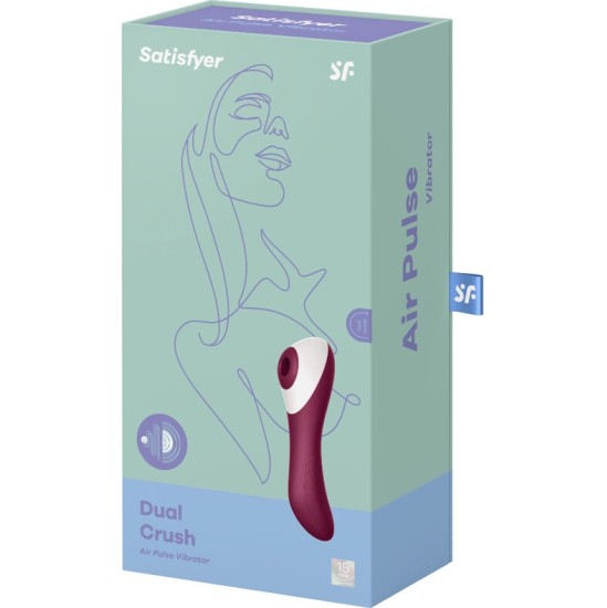 Satisfyer Air Pulse SATISFYER - DUAL CRUSH AIR PULSE VIBRATOR