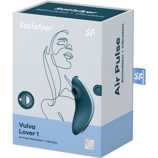 Satisfyer Air Pulse SATISFYER - VULVA LOVER 1 AIR PULSE STIMULATOR & VIBRATOR BLUE