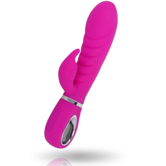 Inspire Soft Vibrators ar klitora stimulātoru rozā