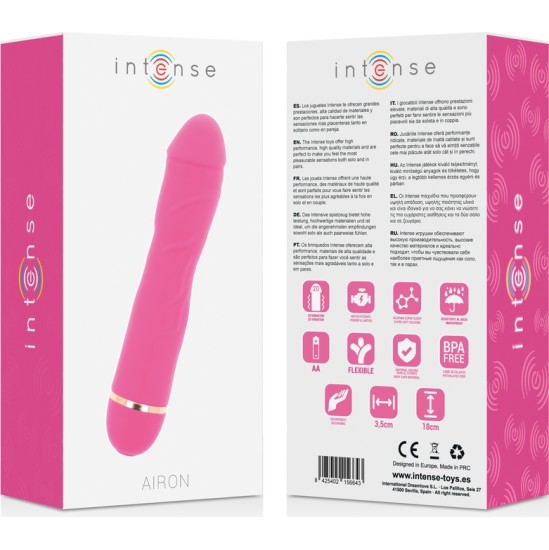 Intense Fun Vibrators ar klitora stimulātoru rozā