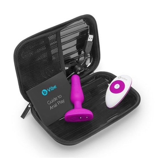 B-Vibe NOVICE REMOTE CONTROL PLUG FUCHSIA