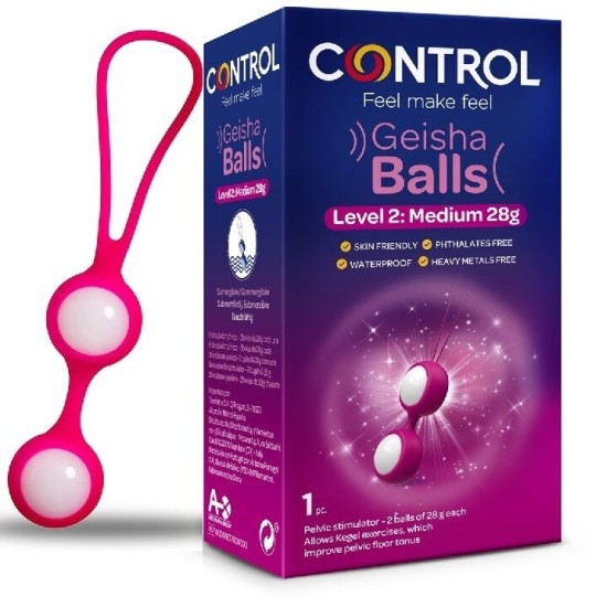 Control Toys Vaginālās bumbiņas 28g