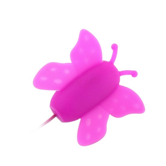 Baile Stimulating BAILE- CLIT STIMULATOR TORIS BUTTERFLY LOVE EGGS 12 SPEEDS LILAC REMOTE CONTROL