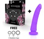 Deltaclub Strap-on biksītes ar silikona Dildo violets 17 X 3 CM