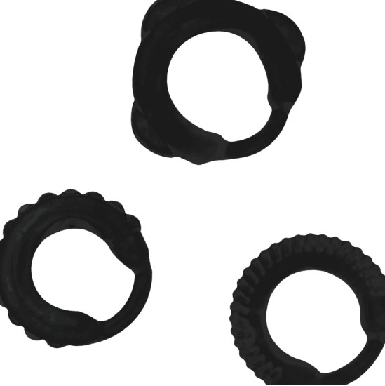 Addicted Toys C-RING SET melns