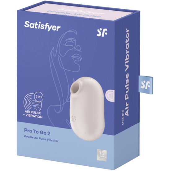 Satisfyer Air Pulse PRO GAISA PULSU STIMULATORS AR VIBRĀCIJU — BĒŠS