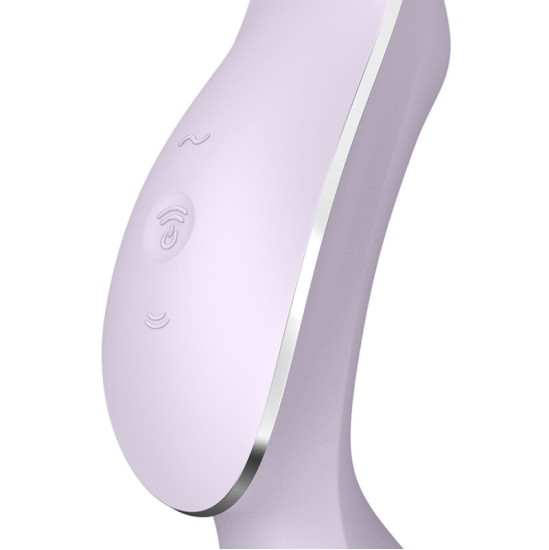 Satisfyer Air Pulse SATISFYER CURVY TRINITY 2 AIR PULSE VIBRATORIUS – PURPURINE