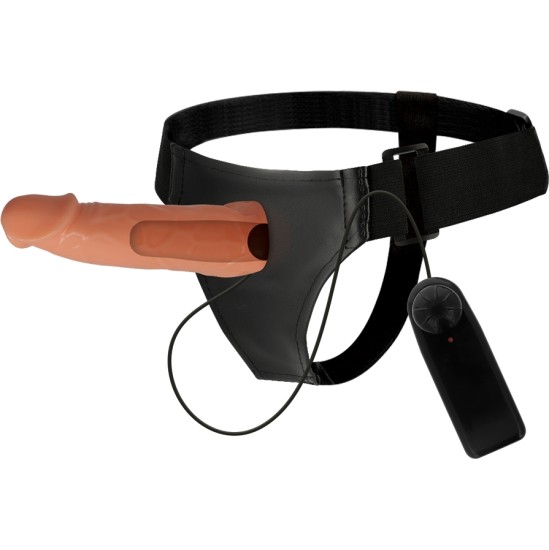 Harness Attraction Dobs Dildo ar strap-on un vibrāciju 17 X 4,5 CM