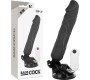 Basecock REALISTIK VIBRAATORKAUGPUULT MUST 20 CM