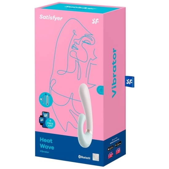 Satisfyer Connect ПРИЛОЖЕНИЕ SATISFYER HEAT WAVE VIBRATOR — БЕЛЫЙ