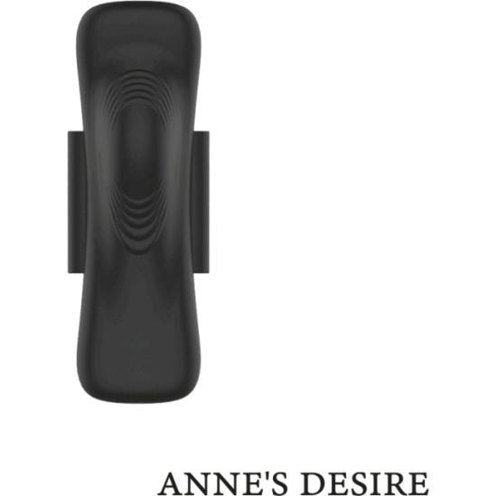 Anne's Desire Biksīšu stimulātors ar tālvadības pulksteņa tehnoloģiju melns/zelta