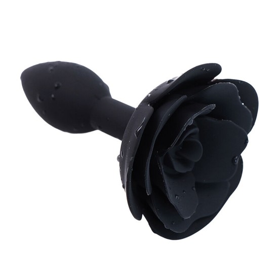 Ohmama Fetish BLACK rozā SILICONE ANAL PLUG