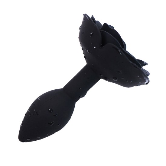 Ohmama Fetish BLACK rozā SILICONE ANAL PLUG