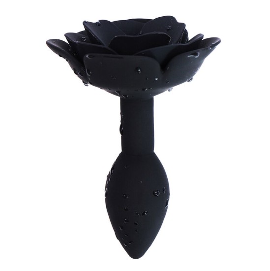 Ohmama Fetish BLACK rozā SILICONE ANAL PLUG