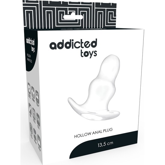 Addicted Toys 13 CM anālais spraudnis caurspīdīgs