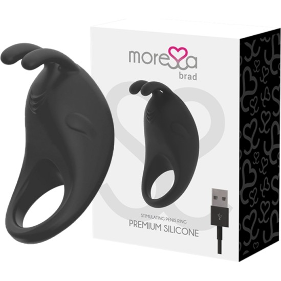 Moressa BRAD PREMIUM SILICONE TAASLAETAV MUST