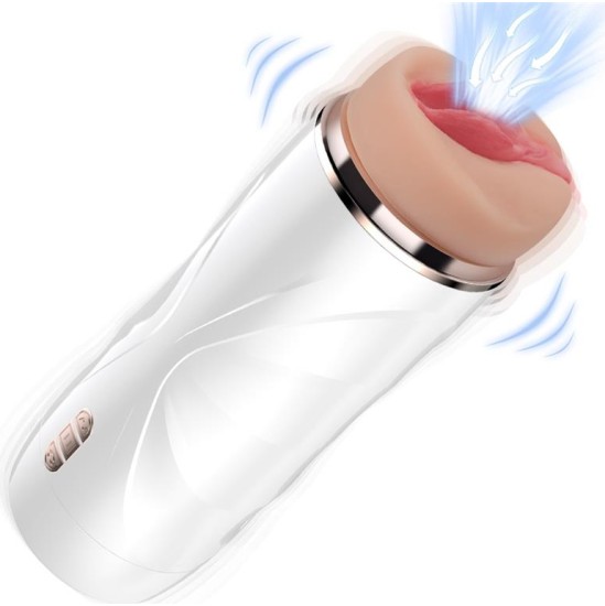 Juicy Lamour Riley Automatic Male Masturbator Vibration and Suction
