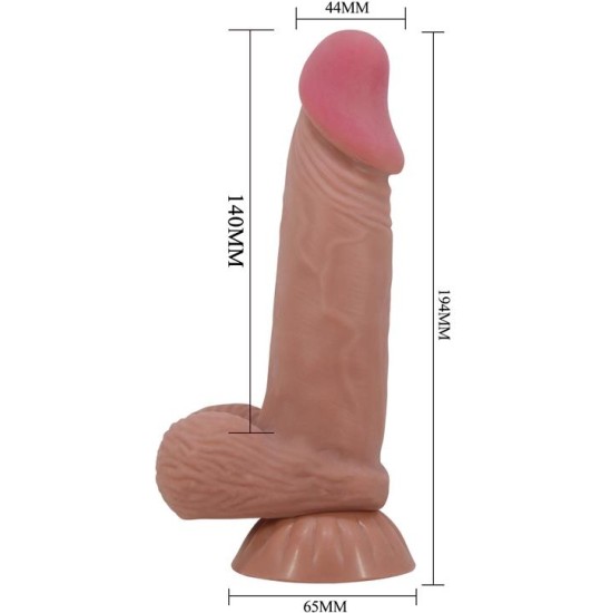 Baile Sliding Skin Realistic Dildo 19.4 cm