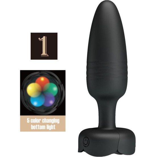 Prettylove Tarion Butt Plug with Vibration and Thrusting