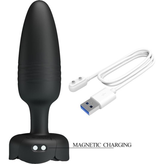 Prettylove Tarion Butt Plug with Vibration and Thrusting