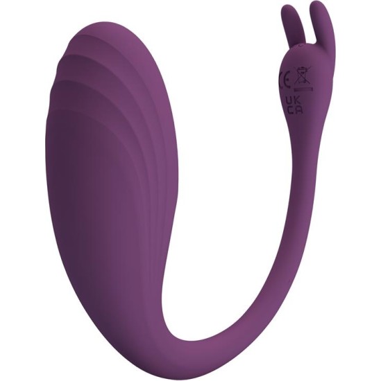 Prettylove Catalina Vibrating Egg with APP Purple